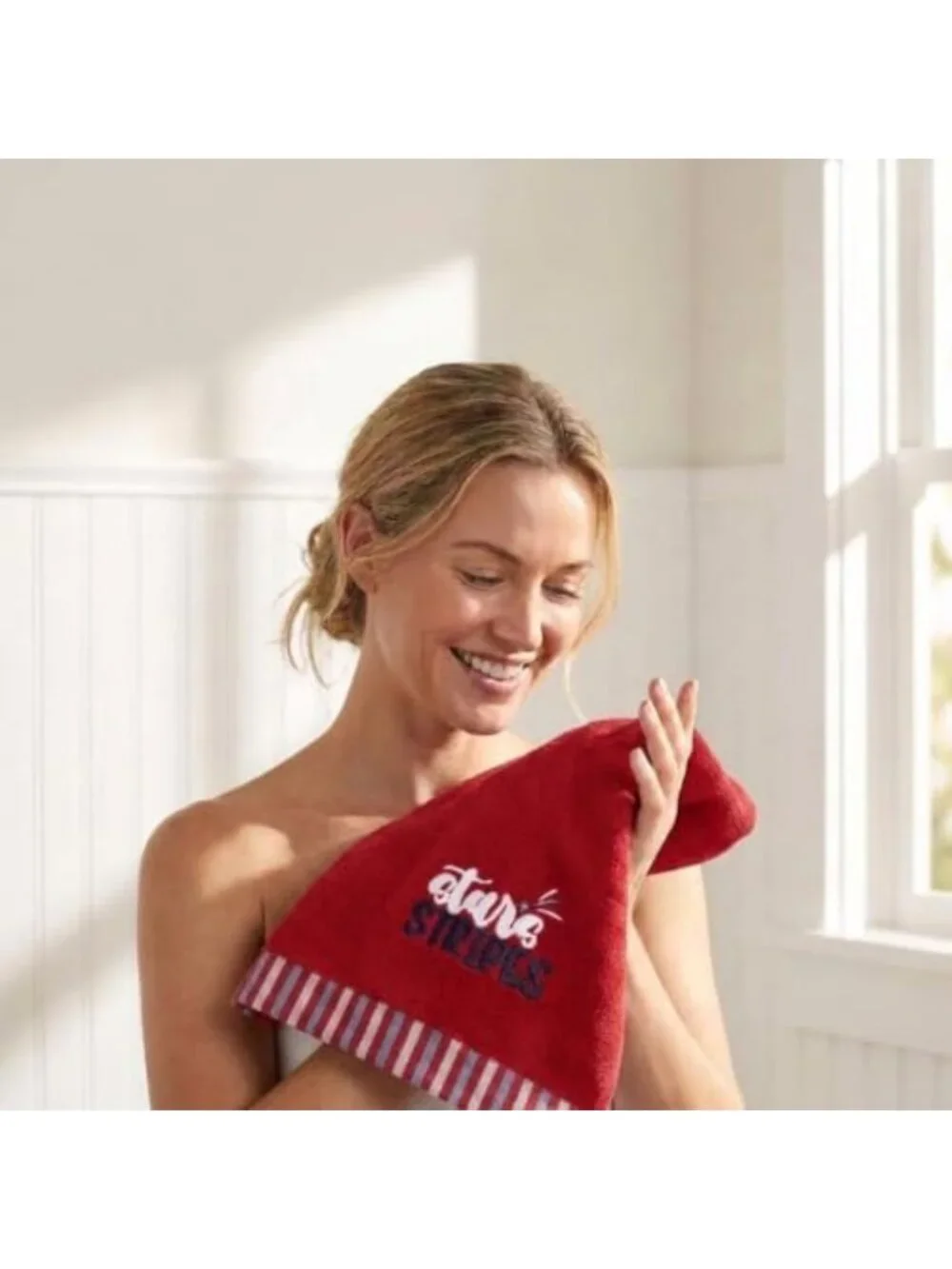 Soft & Absorbent Embroidered Hand Towel Set - 2 Pack, Perfect for Home & Bath